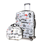 Juego maleta loves Mediana y neceser frontal